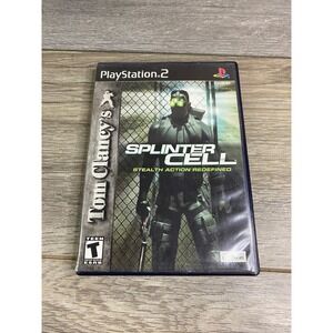 Tom Clancys Splinter Cell Sony PlayStation 2 PS2 2003 CIB SLUS-20652